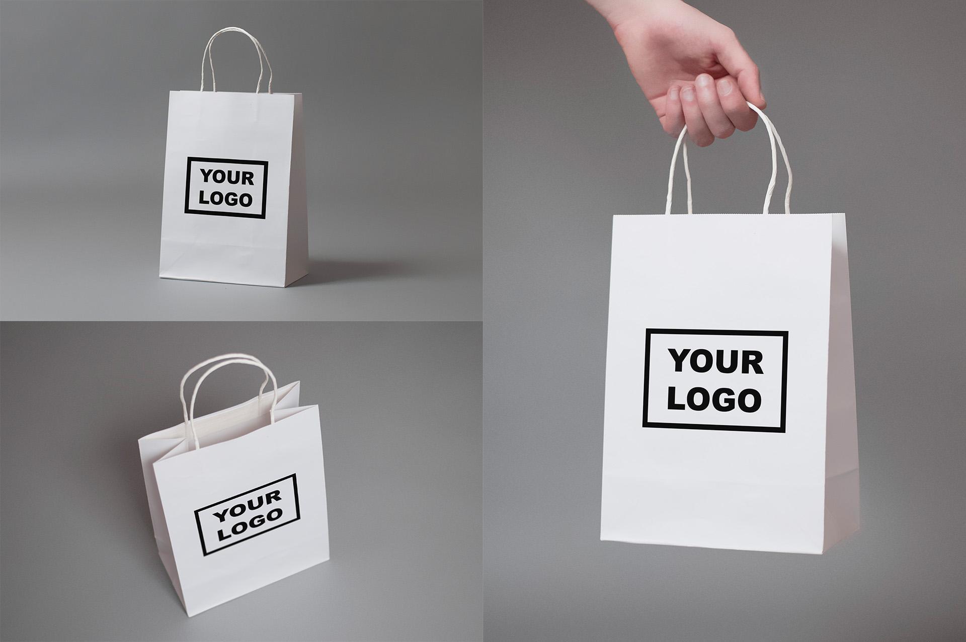 Дизайн бумажных пакетов с логотипом