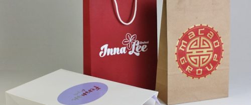 Пакет из мелованной бумаги