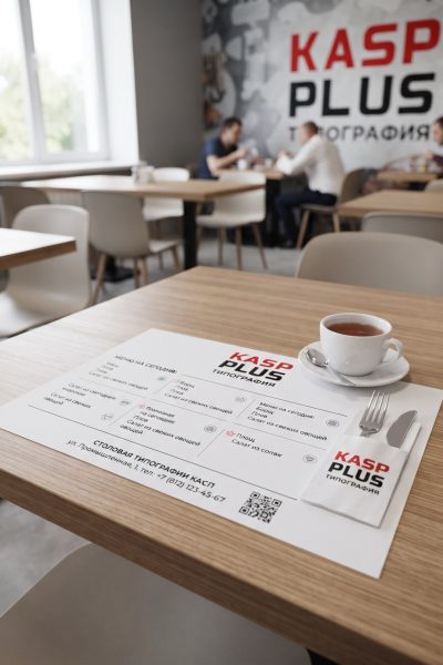 Плейсметы в Типографии Касп